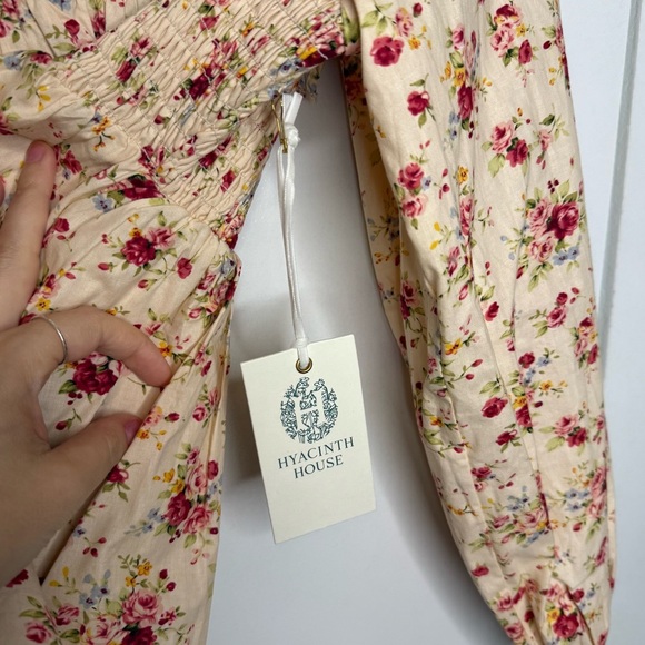 Hyacinth House - Tuckernuck - Addison Floral ruffle sleeve top - small nwt - Picture 5 of 10